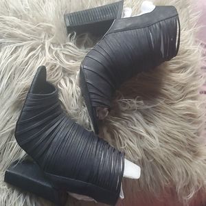 Carlos Santana Larissa Black Strappy Ankle Booties